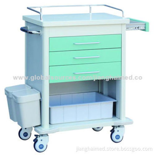 Medicine trolley, made of ABS plastic steel, CE/ISO 9001 certified